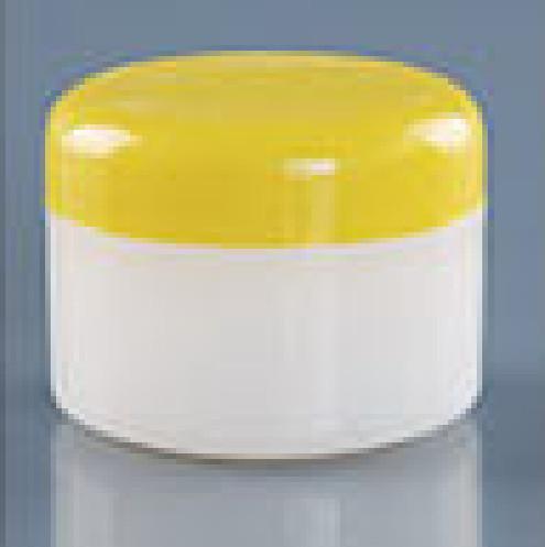 Two Pieces Plastic Cosmetic Bottles Multi Color Luxurious Cream Distribution