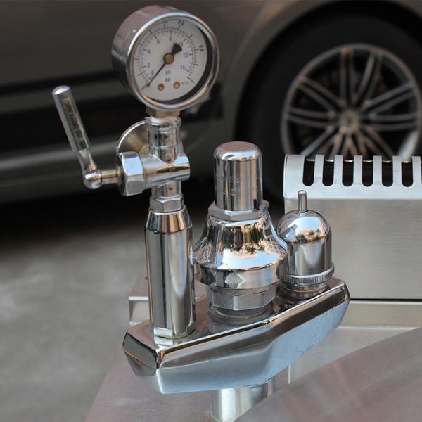 Cisterna eléctrica de acero inoxidable con chapa de 100 litros