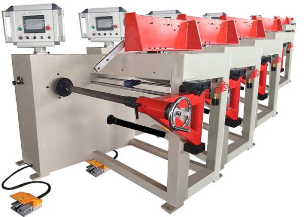 Servo Motor Driving PLC Automatic Coil Winding Machine For Oil Transformer