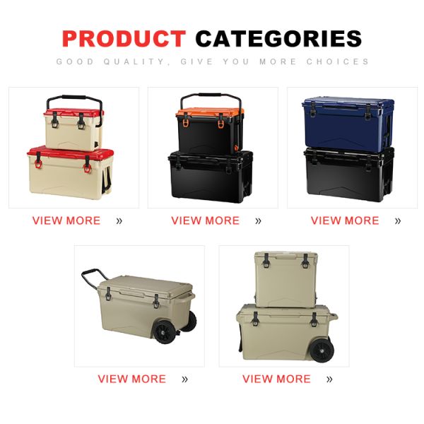Heavy Duty 660L Rotomolded Cooler Box with 50mm PU Foam and Folk Lift Bottom for Fish Transportation