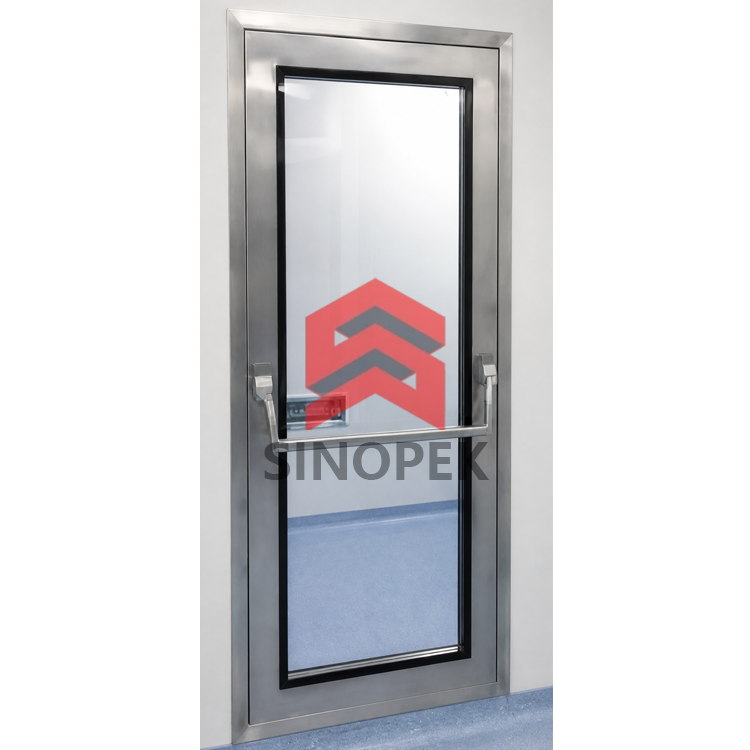 Cleanroom Fire Exit Door | 60/90/120 Min Fire Rated | Panic Bar Egress