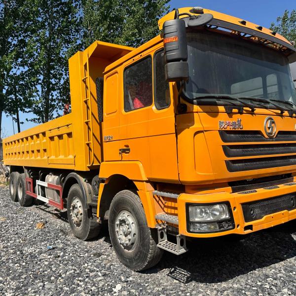 Used Shacman 380hp Truck Trader Dump Trucks 8x4 12 Wheeler manual diesel