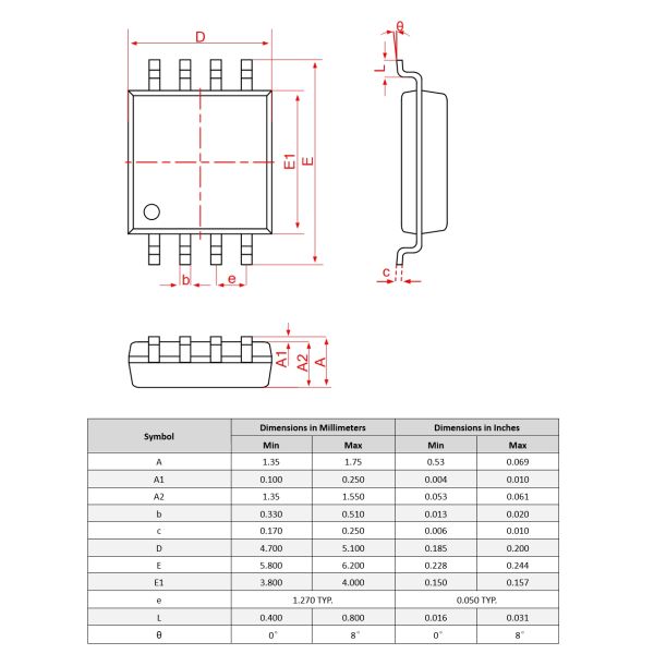 High speed 16 bit Hall sensor CONNTEK KTH7814-X-C-QN16 for precise angle measurement and speed control