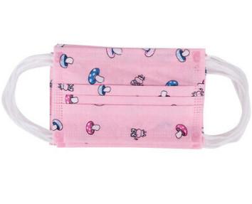 Non Irritating Disposable Children Mask , 3 Ply Non Woven Fabric Face Mask
