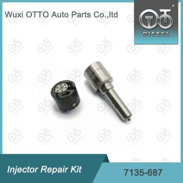 Nozzle Valve Kit 7135-687 Injector Repair Kit With Nozzle L434PRH And Valve 28309994