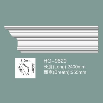 Foam Skirting Ceiling Cornice Polyurethane Crown Moulding HG-9629