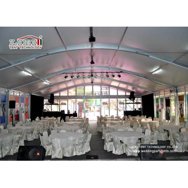 Алюминиевые напольные шатры и случаи партии выставки с стулами таблиц