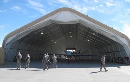 Giant 50m X 60m Airplane Hangar Tents Aluminium Frame Pcv Fabric