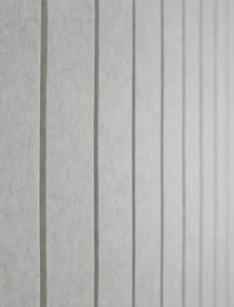 Sadio entalhado - painéis acústicos decorativos absorventes de fibra de poliéster da placa