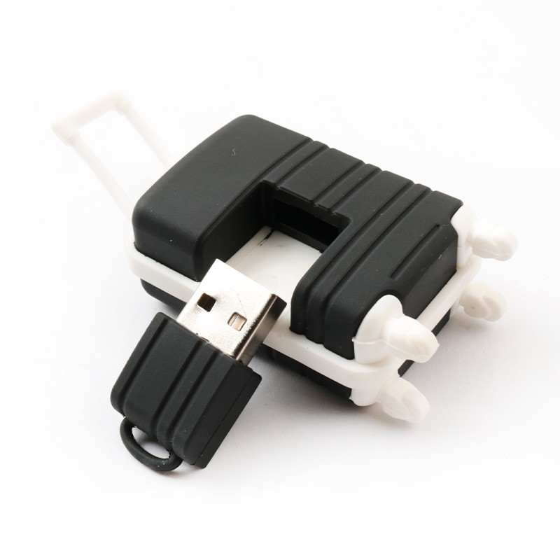 Флэш-накопители USB 3D 2.0 3.0 512 ГБ 1 ТБ в форме чемодана из ПВХ