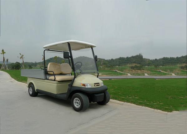 White Color Small Electric Utility Vehicles Car With 3.7kw KDS Motor , Cargo Box
