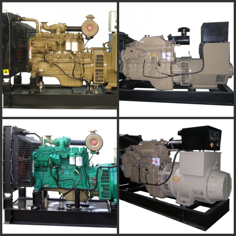 1000Kw Open Type 3 Phase water cool Genset / Cummins Diesel Generator Set H Insulation Class