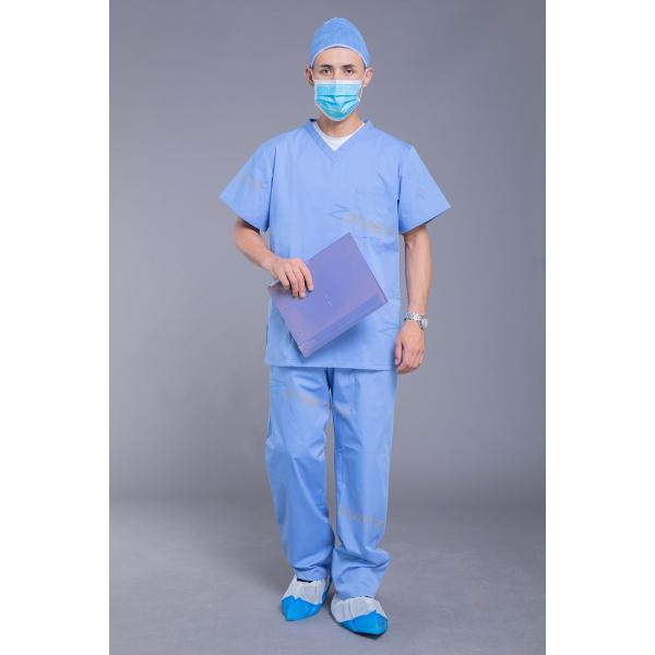 Reusable Anti Fray 65% Poly 35% Cotton Scrub Suits