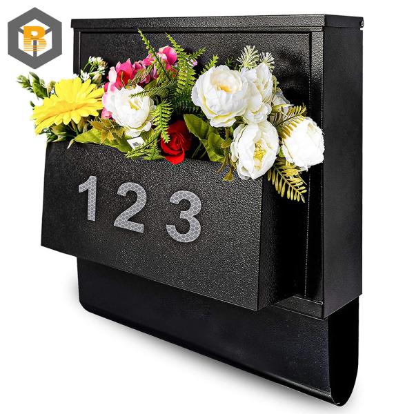 Decorative Aluminium Post Box Wall Mounted Heavy Duty Mailbox Custom by 2D/3D/drawing