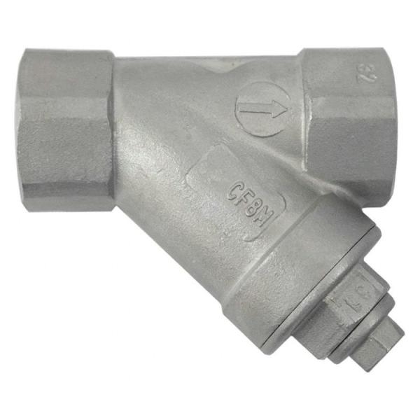 3/4 filtro de aço inoxidável Mesh Filter Valve 800WOG SS316 CF8M do WYE