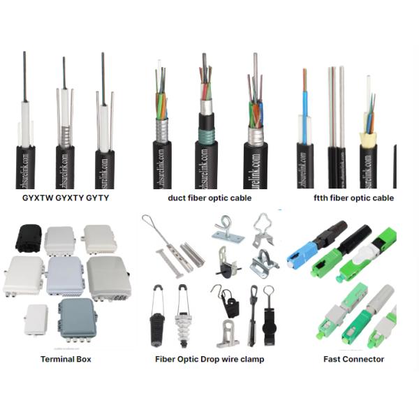 China Cable Supplier ADSS Single Jacket 48 Core Single Or Multi Mode FRP 1.5mm 100m Span Length Fiber Optic Cable