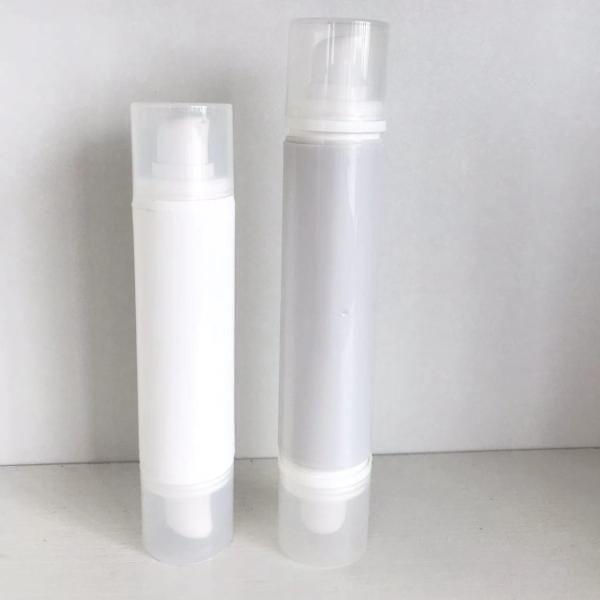 PP Construction Airless Cosmetic Bottle Double Ended Custom Colors (MC-236)