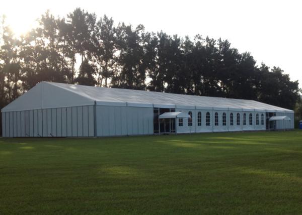 Air Conditioned White Marquee Party Tent For Wedding Removable Temporary