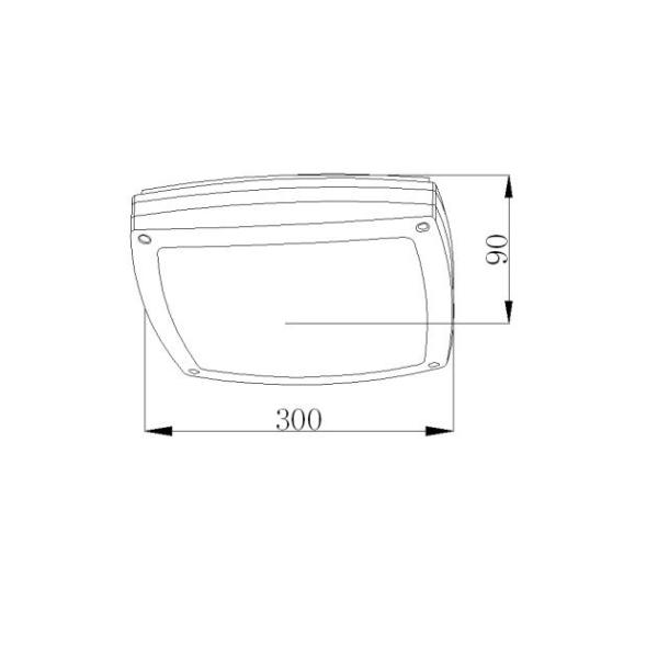 30W 6000K Outside Bulkhead Lights with grill for steam room , 5 years warranty