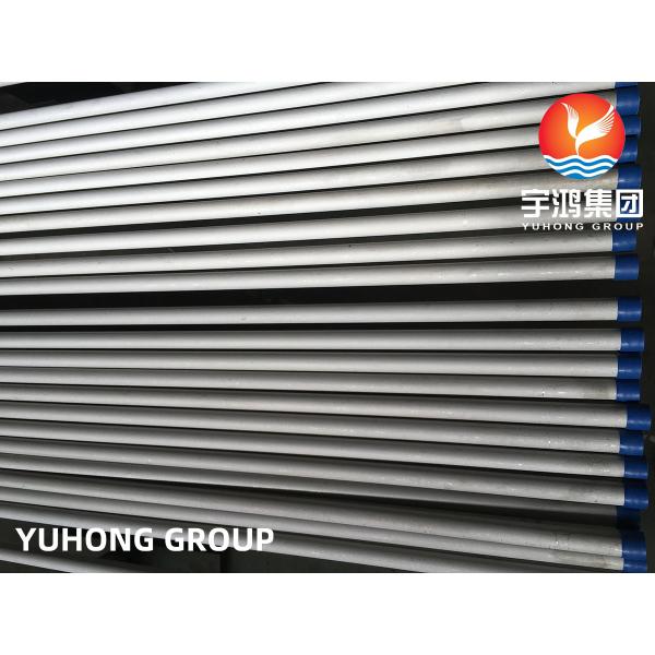 Tubulação sem emenda de aço inoxidável, categoria 1,4301 X5CrNi18-9 TP304 do EN 10216-5, TP304L, TP316L, extremidade lisa