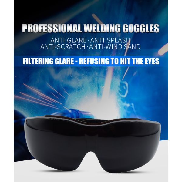 New Style 8 Degree Gray Eyewear Protective Eyes Helmets Weld Goggles Welding Glasses Welder