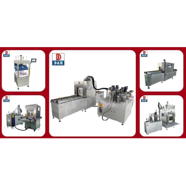 Sistema de distribuição de potes a vácuo de dois componentes durável para epoxies PU silicones Adesivo