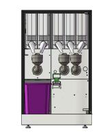 Máquina de venda automática de café instantâneo MACAS Máquina de venda automática de café em pó 220VAC