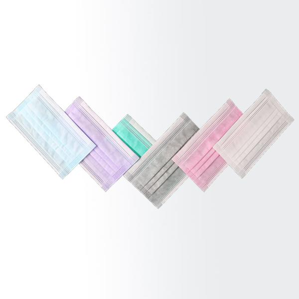 Colorful Soft PP Spunbond 3ply Face Mask Non Woven Fabric For Medical Products