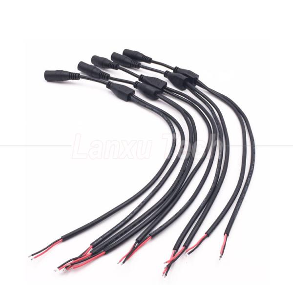 DC mâle femelle 5.5x2.1mm Jack Splitter câble d'extension de puissance pour la lumière LED Caméra de vidéosurveillance