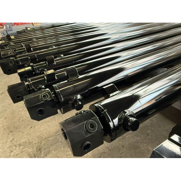 ODM OEM Hard Chrome Plated Steel Long Stroke Cylinder Telescopic Luffing Hydraulic