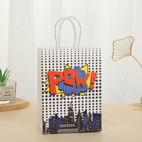 Custom Color Accepted Kraft Paper Letter Bag for Holiday Gift and Printed Design