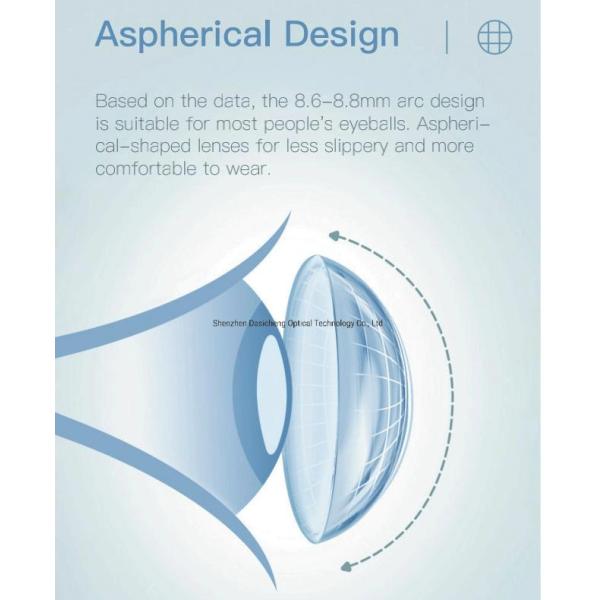 Покрашенный OEM объектива красоты глаза Брауна объектива глаз мягкий