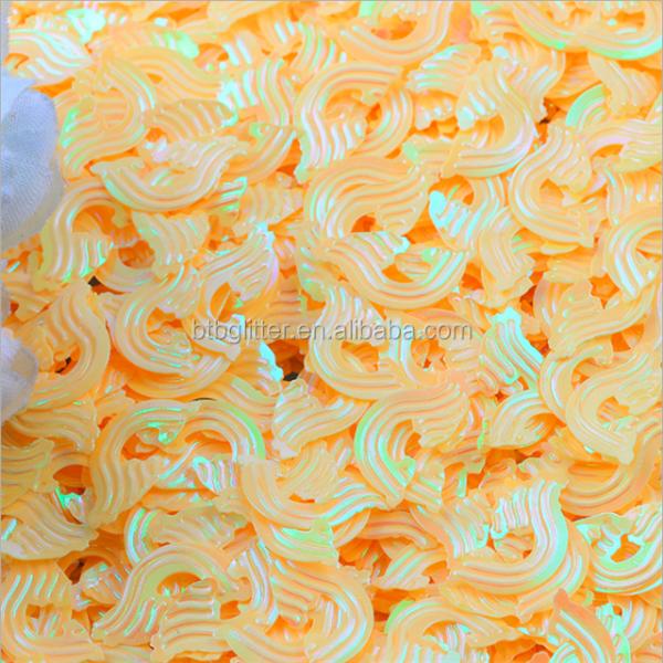 Sea Wave Sequined Fluorescent Pieces 18mm Glass Ball Stuffers and Ornaments Hand DIY Accessories