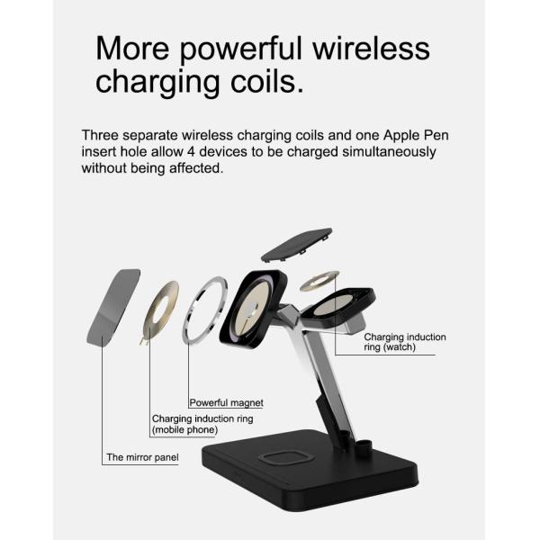Qi Phone Stand With Wireless Charging