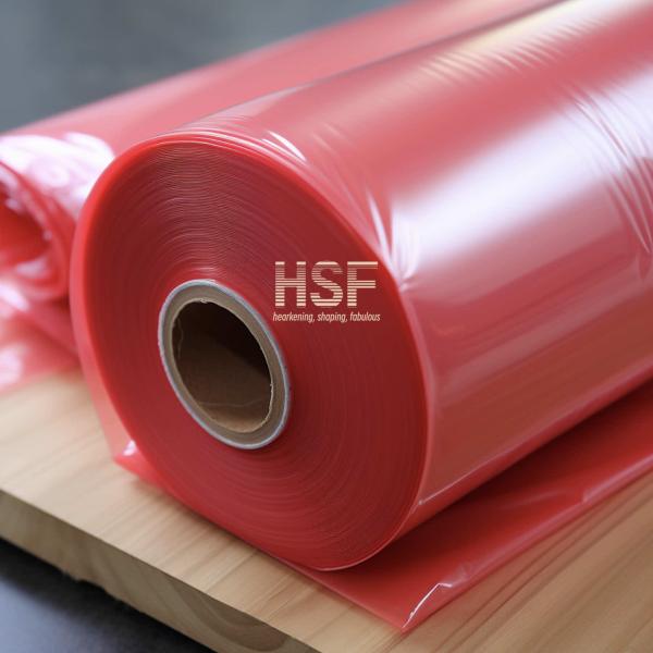 50uM Красная полиэтиленовая пленка низкой плотности для упаковки