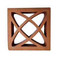 Tijolos decorativos da terracota da fachada que pavimentam para o revestimento da telha da parede exterior