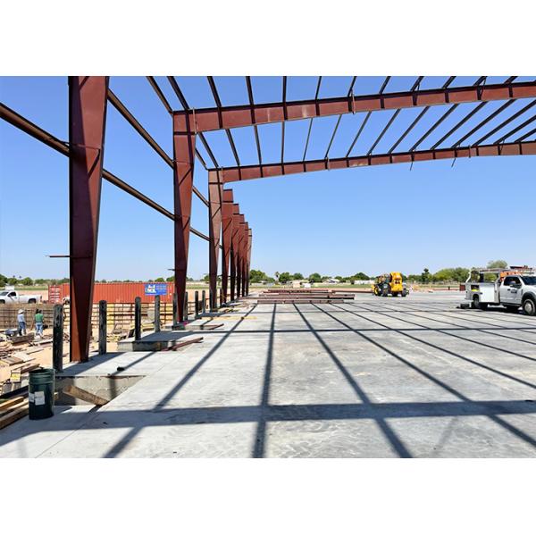 Легкий тип Сварные стальные конструкции Промышленное хранилище Коммерческие здания для быстрого строительства