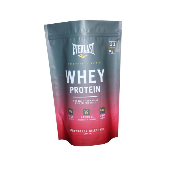 500pcs To Start Digital Print Plastic Food Packaging Pouches For Whey Protein Powder