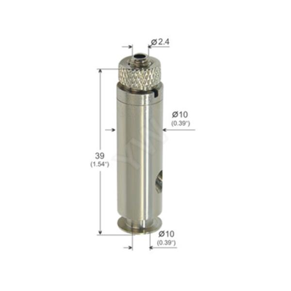 Cable Side Exit Aircraft Cable Grippers Nickel Plated With Safety Nut