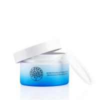 80 ml de bouteilles en plastique à large bouche de couleur blanche peinture à l'huile mate pour la crème faciale