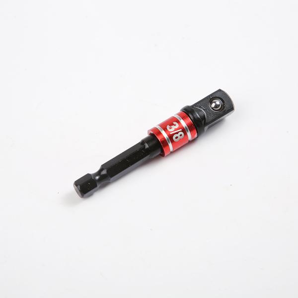 Impact Grade Socket Adapter Set with Aluminum Sleeve 1/4'' 65MM Chrome Vanadium Steel