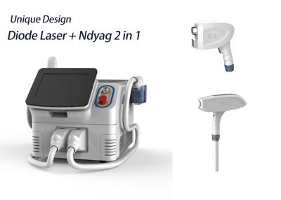 3 Wave Lady Professional Hair Removal Equipment Nd Yag Tattoo Removal With 2 Handles