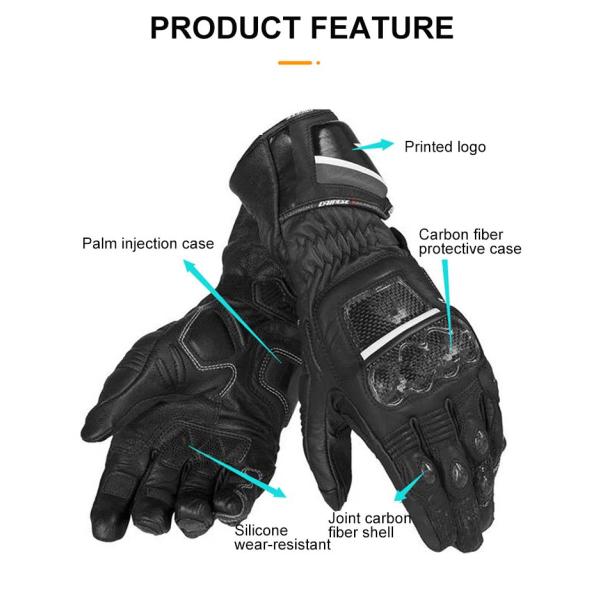 XL Outdoor Motorcycle Riding Cafe Racer Leather Gloves for Vintage Bike Enthusiasts