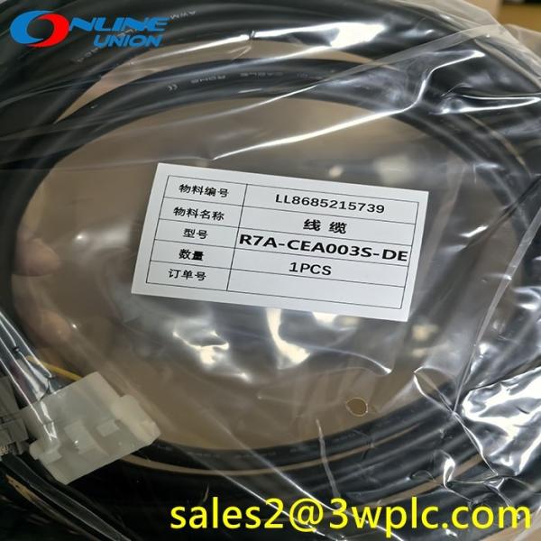 0.3kW OMRON Parts OMRON R7A-CEA003S-DE Single Phase Smart Step Combined Motor And Encoder Cable