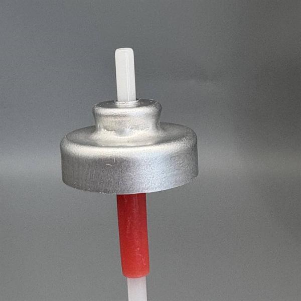 20 mm válvula de aerosoles de plástico de tallo medido para la fumigación precisa