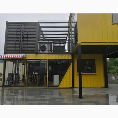 Prefabricated Container Building Shop Showroom Office Container Weather Resistance