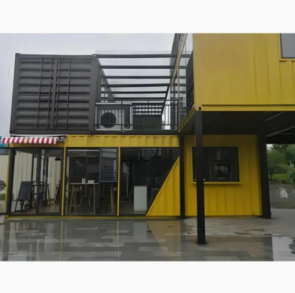 Prefabricated Container Building Shop Showroom Office Container Weather Resistance
