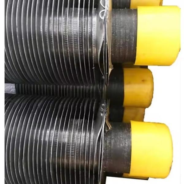 DELLOK Temperature Carbon Steel Fin Tube with Alu Copper Fins 0.3-1.2mm 2.5-20mm