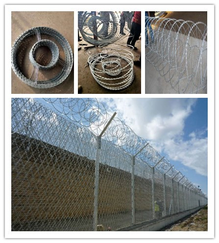 BTO -30 Double Concertina Razor Barbed Wire For 2.5mm - 2.7mm Wire Diameter