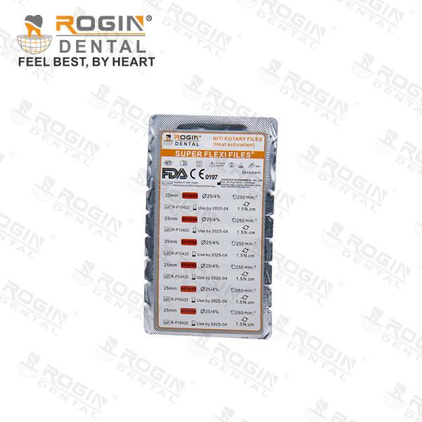 25mm 31mm Niti Rotary Files Super Flexi Files Blister Packing
